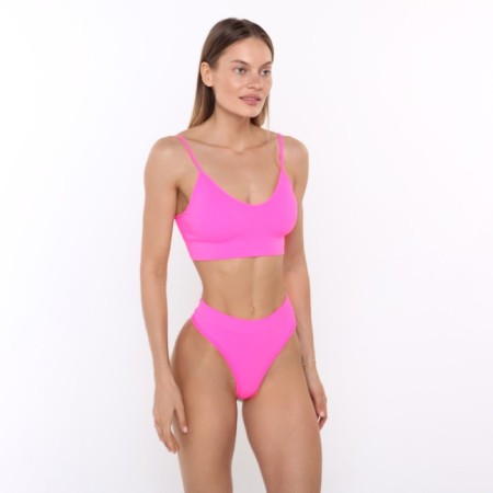 Female set (top, thongs), pink color, size 42-46