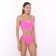 Female set (top, thongs), pink color, size 42-46