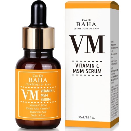 Facial anti -aging serum Cos de Baha, with vitamin and organic gray, 30 ml