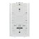 Gas column Ballu Gwh 10 Fiery Glass Pasta, 20 kW, wall, white