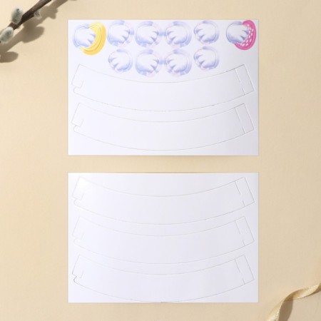 Set for decorating eggs on the Bunniki substrate, 13 x 10 cm-6