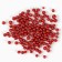 Figure for crafts and decor "Shar", set of 80 pcs., Size 1 pc. - 0.5 cm, red color