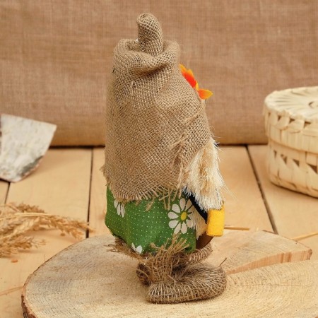 Orak-Domova "Vasilye in a linest cap, with heart", 23x14x9 cm, mix-3