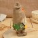 Orak-Domova "Vasilye in a linest cap, with heart", 23x14x9 cm, mix