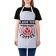 Apron kitchen with a photo print "I love you", adjustable, size OS