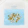 Decor for creativity Metal "Stars" gold set 50 pcs 1x1 cm
