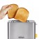 Toster KitFort KT-6201, 850 W, 5 modes of frying, 2 toasts, metallic