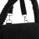 Youth bag on magnet, black color