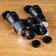 7x50 binoculars, "forest array", black, silver inserts plastic