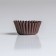 Brown tartlet 2.5 x 1.75 cm