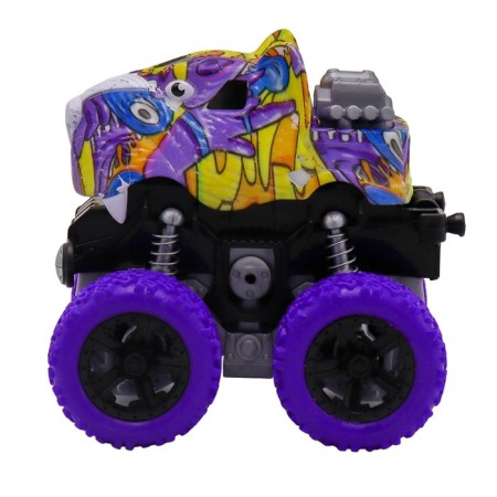 Friction Funky Toys "Tiger", 4x4, springs, purple color-3