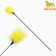 Pushwood teaser with a bell "firefly", yellow