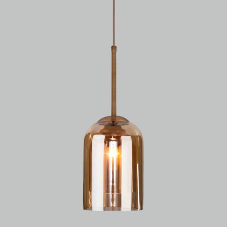Suspended lamp with a glass ceiling Ennio, 40W, E27, 15x15 cm