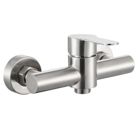 Shower mixer Fashun A52001, one -rod, stainless steel, satin