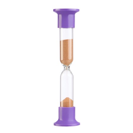 Sanding clock desktop for 15 minutes, h- 17 cm, d - 4.4 cm, package package, mix-2