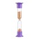 Sanding clock desktop for 15 minutes, h- 17 cm, d - 4.4 cm, package package, mix