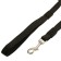 Kaponnoye Zononic leash with latex thread, 2 m x 2 cm, black