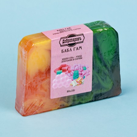 A set of soap in a adhesion 3 pcs "Babb Gam, Mentol-Groce Perechny, Cherry" 80g-3