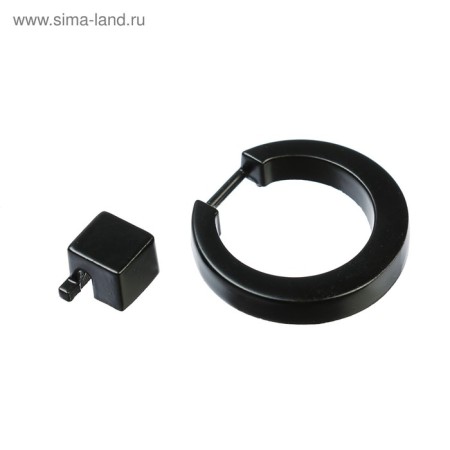 Ручка кнопка ТУНДРА РК045BL, черная, 8 шт TMP-3