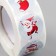 Stick Paper "New Year" d = 2.5 cm 500 pcs in a roll 3x6.5x6.5 cm