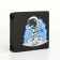Wallet on the button, the color is black