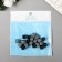 Beads for creativity plastic "Black and white cylinder" set of 20 pcs 1x1.2x1.2 cm