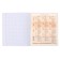 Subject notebook, 36 sheets, cage, English, Erichkrause "Timeline", coated cardboard, Bloc Offset 100%, information block