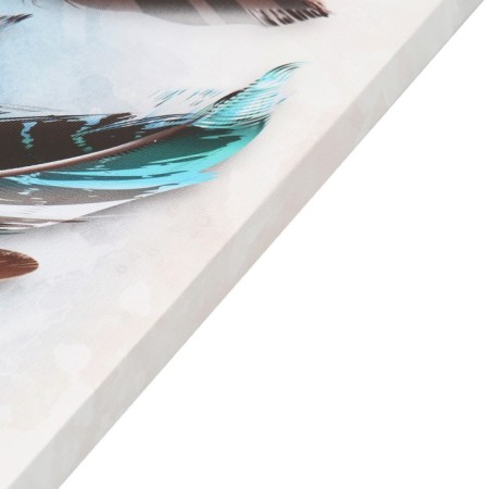 Kholst picture on the subframe "Blue feathers" 50x70 cm-1