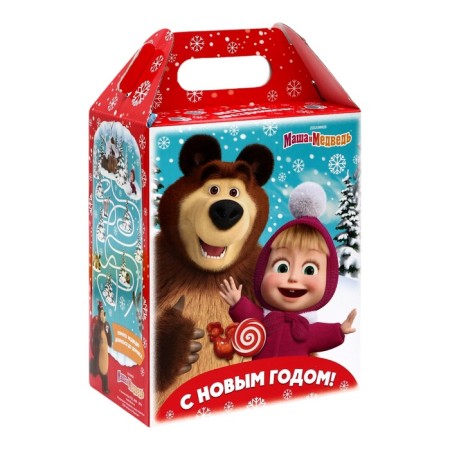 New Year. Gift set of sweets "Masha and the bear, 1000 g-1