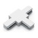 Connector (T-shaped) Gauss, white color