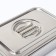 Stainless steel container 2 sections, 23 × 15.5 × 7, with a lid