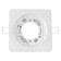 Builtrous lamp Ecola 5357, GX53, IP20, 220 V, square, 25x107 mm, white