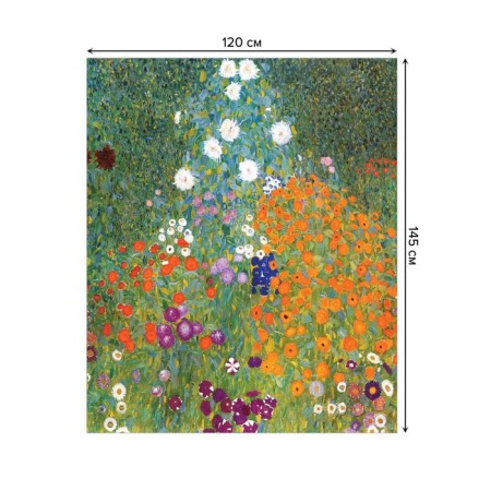 Tables on the table "Blooming Garden", rectangular, oxford, size 120x145 cm-1