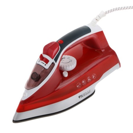 Iron Kelli KL-1622, 2600 W, Teflon sole, 100 g/min, Red