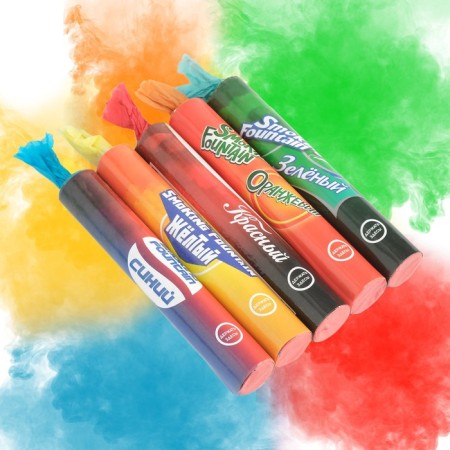 Color smoke, charge 0.8 inches, opt, 60 seconds, price per 1 pc, mix of 5 pcs-1