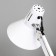 Lamp on the clamp 101 "Springs, white" E27 40W Risalux