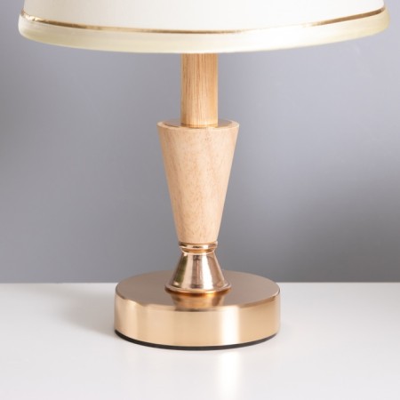 Table lamp "Vera" 1x40W E27 gold/brown 21x21x35cm-3