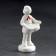 Porcelain figurine "Pioneer", copyright painting