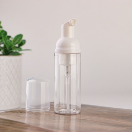 A bottle for storage, with a foaming dispenser, 75 ml, the color is transparent/white-3