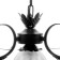 MAKI CHAC 4CH27 40W Black 50x50x40-70cm BayerLux