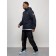 Sports male jacket, size 48, dark blue color