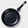 Field frying pan Basic, D = 26 cm, plastic handle, anti -stick coating, induction, black color