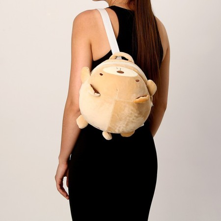 Baby plush backpack for the girl "Bear", 22 x 7 x 22 cm-8