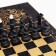 Board game 3 in 1 "Golden Ornament": backgammon, chess, checkers (board 60x60 cm)