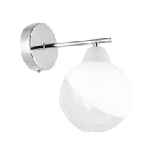Светильник настенный Evoluce. SLE102701-01. Giorte. 1х40 Вт, E14, 14х22,5 см, цвет хром
