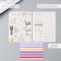 Photo album 25 sheets (stickers+rings) "Wedding day" embossing gold 19x27x3 cm