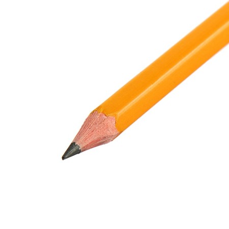 Chernographic pencil HB, Calligrata, plastic, orange-1