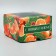 Box for cupcakes folding with bilateral application of "Orange", 16 x 16 x 10 cm, New Year