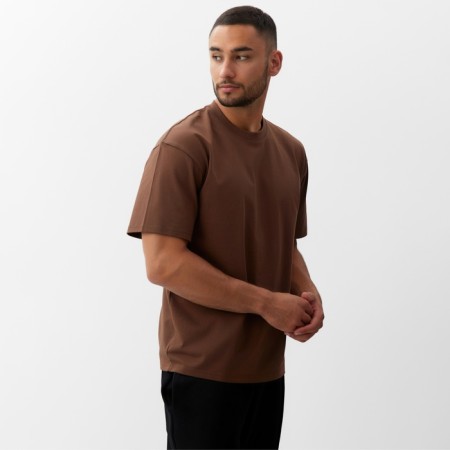 Men's T-shirt Minaku, central brown, rr 42-44-2