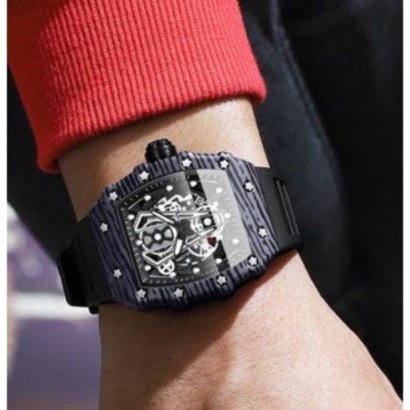 Men's wristwatter clock, L-26 cm strap, 3 atm-1